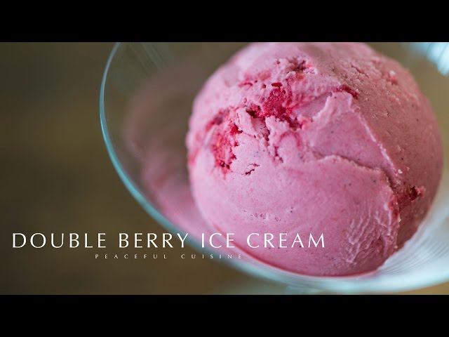 Double Berry Ice Cream (vegan) ☆ ダブルベリーアイスクリームの