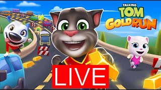 Live Gameplay: Talking Tom Gold Run screenshot 5