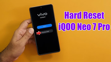 Hard Reset iQOO Neo 7 Pro | Factory Reset Remove Pattern/Lock/Password (How to Guide)