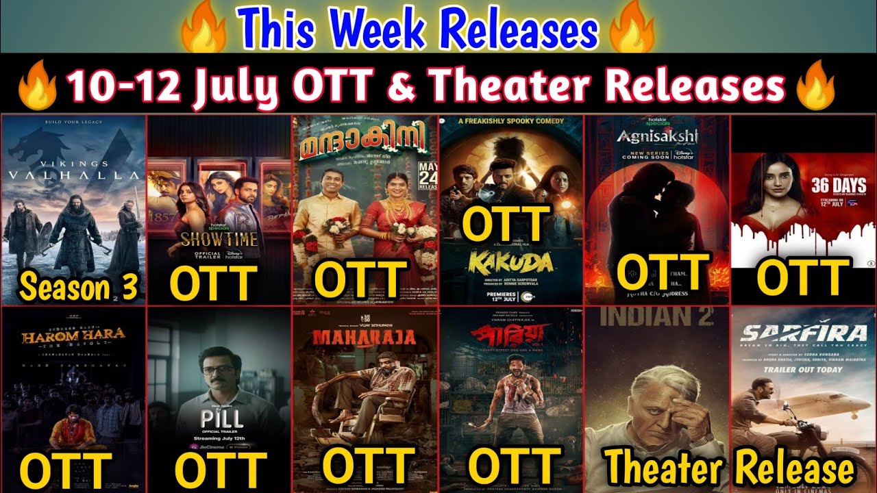 July 12 OTT Release Date | 12 July Release Movies 2024 | 12 July Movie release