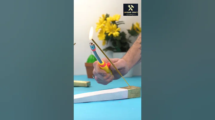 Making Incense Stick Holder From Concrete || Unique Craft #craft #uniquecraft #shorts