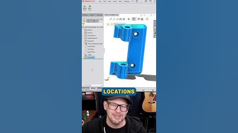 MOVE FACE - #solidworks #imported #parts #move #holes #tutorial  #3ddesign #cad