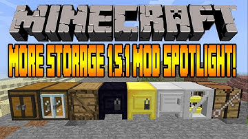 Minecraft 1.5.1 Mod Spotlight: More Storage (Install Guide Included)