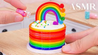 Little Rainbow Jelly Cake | 1000+ Best Miniature Cake Decorating Ideas