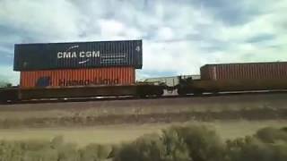 Fast EB UP Port Stack Train Feat Rear DPU At Lenwood CA! #bigbossrailfanner
