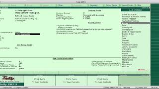 Tally Erp 9 Basic Tally tutorial with Live Project in Hindi
