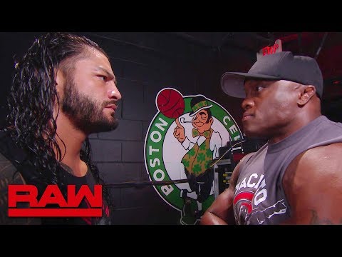 Bobby Lashley Confronts Roman Reigns Backstage: Raw, July 9, 2018