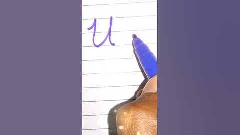 cursive writing letters Uu||#cursivewriting #shorts #ytshorts
