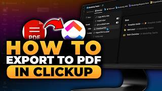 How To Export To PDF in ClickUp (𝟮𝟬𝟮𝟲) | 100% WORKS | NO Yapping, To The Point! | FAST & EASY