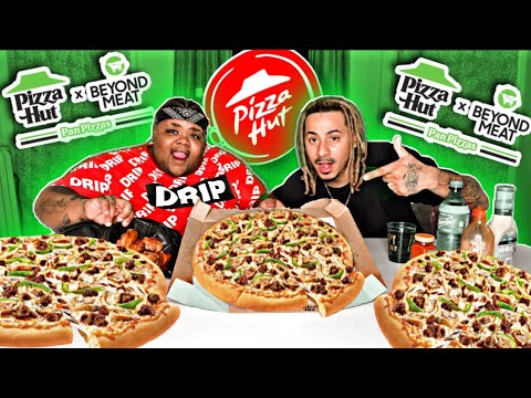 PIZZA HUT BEYOND SAUSAGE PIZZA MUKBANG! FT VON