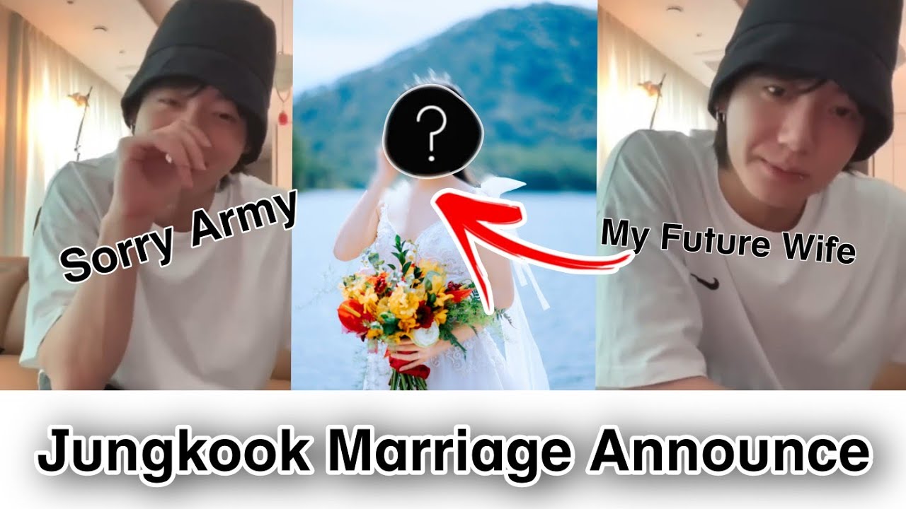 BTS News Today! Jungkook Announce His Marriage On Weverse Live - YouTube