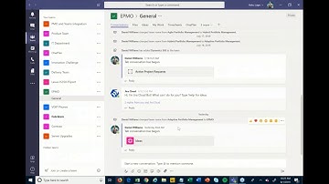 Microsoft Teams and Microsoft Project Demo