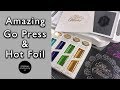Gopress and foil tutorial  how to get perfect foiling using dies  diy invitations and cards