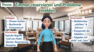 Im Hotel – Zimmer reservieren und Probleme höflich melden