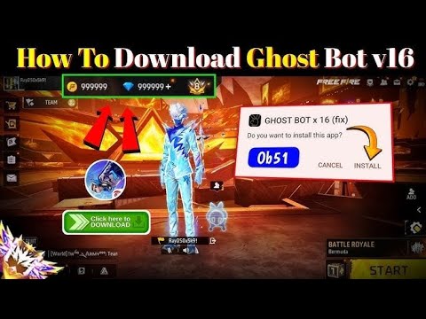 Ghost Bot V16 Derect Download Link Free Fire