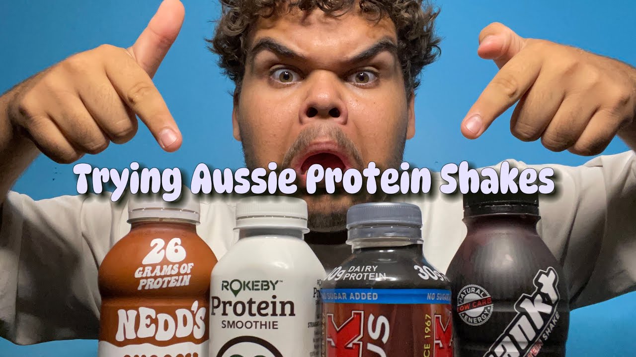 Trying Aussie Protein Shakes🇦🇺 YouTube