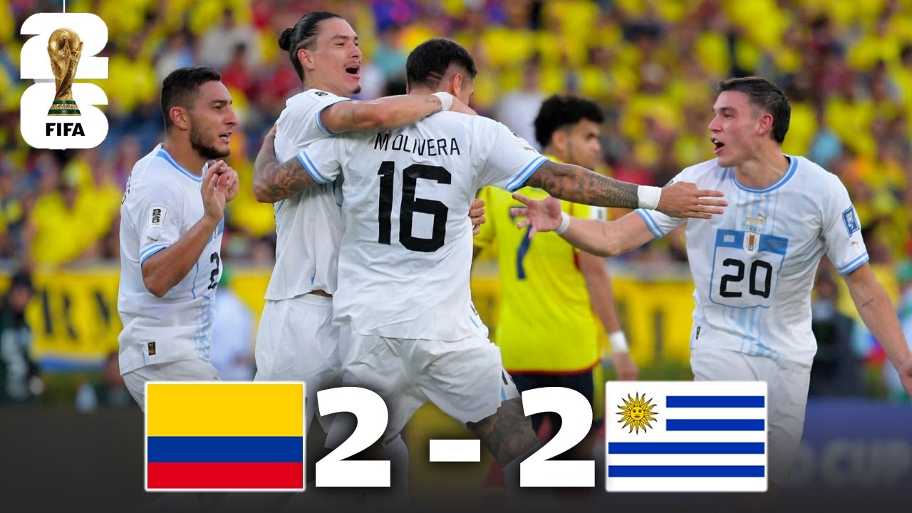 Colombia 2 - 2 Uruguay: Resultado, resumen y goles - AS Colombia