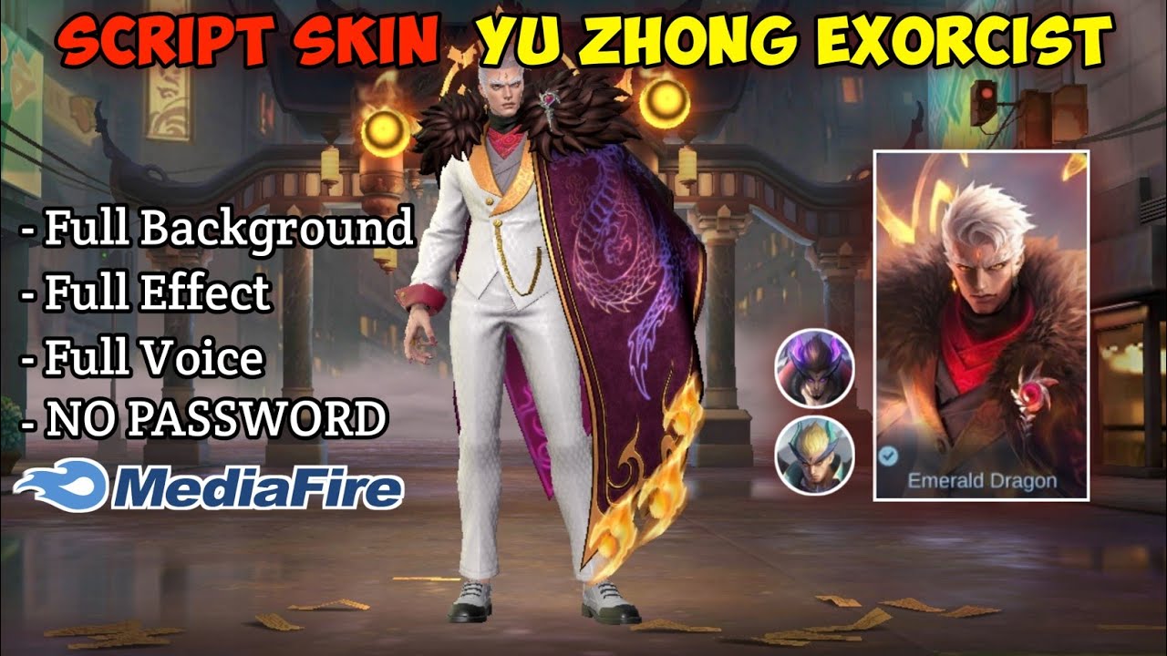 SCRIPT SKIN YU ZHONG EXORCIST | YU ZHONG EXORCIST SKIN SCRIPT - YouTube
