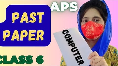 Aps past paper grade 6 | Computer science | 1st term exam 2025 