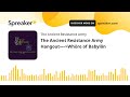 The Ancient Resistance Army Hangout—-Whöre of Babylôn (part 3 of 9)