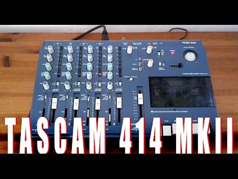 TASCAM 414 PORTASTUDIO 本体とバッグ Tascam Portastudio 414 4-Track Cassette/Mixer - Fast Ship