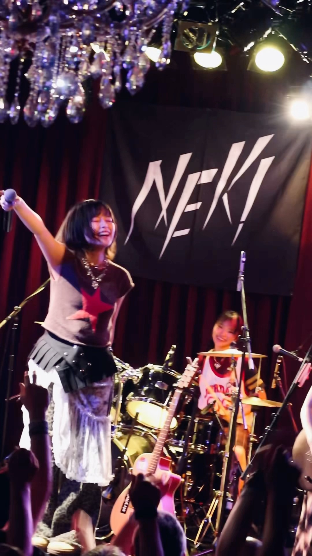 On stage media image