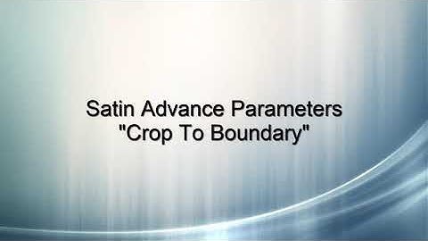 How To Crop Object To Boundary In Stitchmax. (0213)