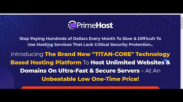 PrimeHost ! Unlimited Web Hosting and Domains