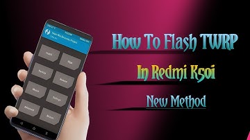 How to flash TWRP in Redmi k50i | xaga devices | Poco x4 GT