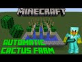 MINECRAFT AUTOMATIC CACTUS FARM 1.11 & 1.12 / XBOX / PS4 / MCPE