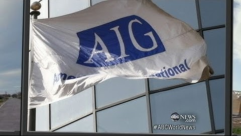 Bailout Backlash: Insurance Company AIG Considering Lawsuit Against Government
