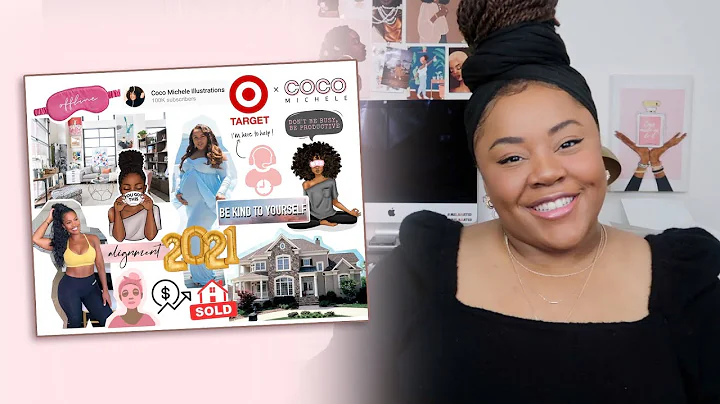 HOW I MADE MY DIGITAL VISION BOARD 2021 | Coco Mic...