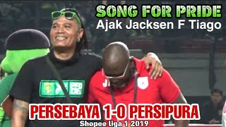 Coach Jacksen F Tiago diajak Nyanyikan Song for pride di akhir laga | Persebaya vs Persipura 1-0