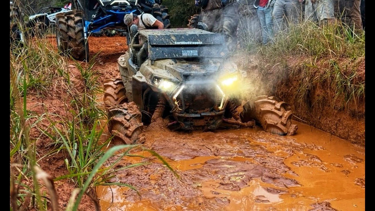 MONSTER Side by Sides try to take on Boggs and Boulders nastiest mud holes for NEW YEARS