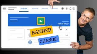 Google Classroom : How to Change Banner Easily