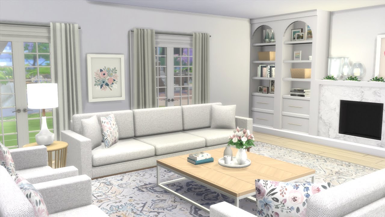 Sims 4 Maxis Match Living Room