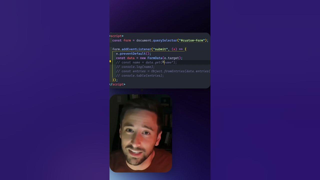 Get all values from submitted form youtube