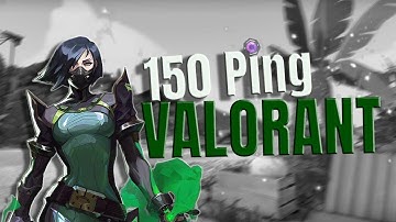 How Valorant looks on 150 Ping