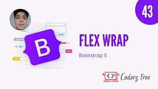 43 - Flex Wrap - Learn Bootstrap 5 from scratch course
