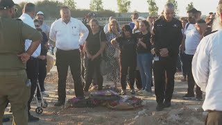 Mourners attend funeral of an Israeli woman killed with her partner in the country's north