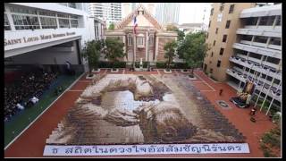 DVB TV - Card stunts to honour the King