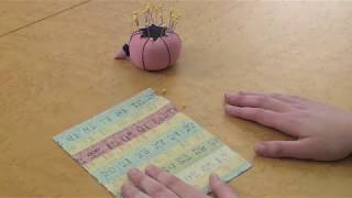 How to Pin Your Sewing Project