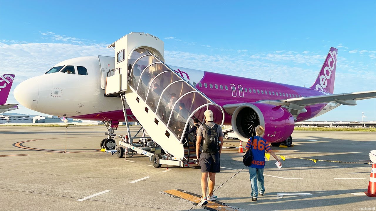 Опыт полета японской бюджетной авиакомпанией Peach | 🇯🇵 Осака Кансай → Фукуока