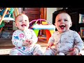 Hilarious: Twins React to Mom&#39;s Sneezes 😂👶| KYOOT