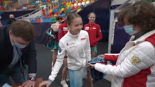 Kamila Valieva / Камила Валиева: Behind the scenes of the Russian Cup (October 2020)