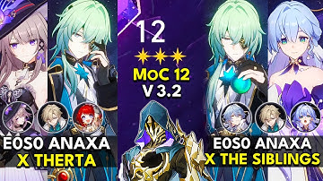 E0S0 Anaxa x The Herta & E0S0 Anaxa Hyper | Memory of Chaos Floor 12 3 Stars | Honkai: Star Rail 3.2