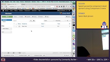 Speed up Joomla component development using Component Creator