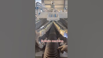 Double wall corrugated pipe machine testing #extruder #machine #pipelining #youtubeshorts #factory