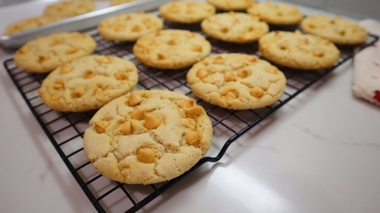 Chewy Butterscotch Cookies | Easy and Eggless