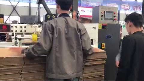 SEMI AUTO BOX STITCHING MACHINE, Corrugated paper carton box stapler stitching machine yike group